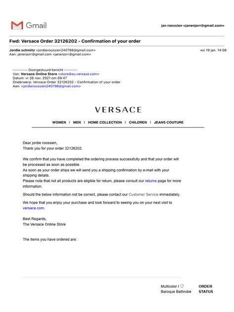 versace remise|versace order cancellation.